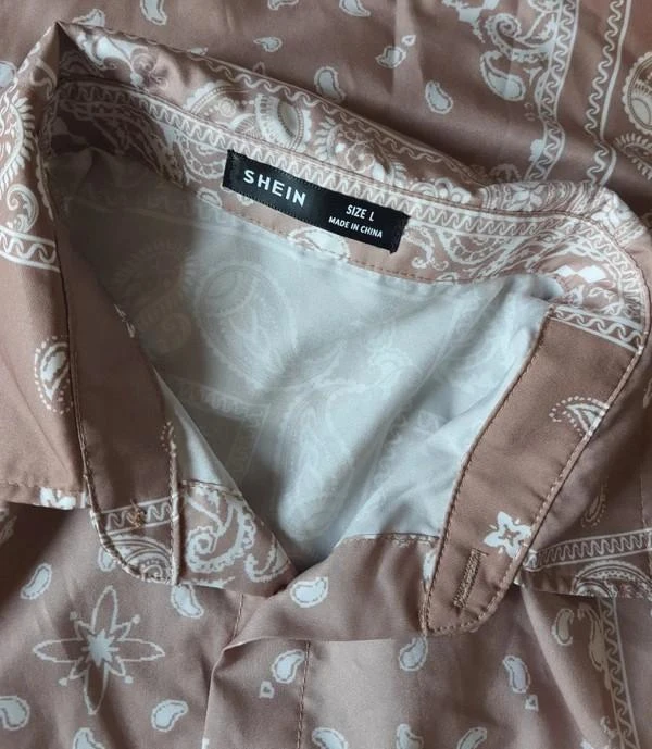 Camisa de manga corta con estampado bandana para mujer talla 40 - L – photo 9